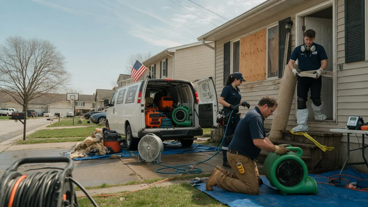 Water Damage Restoration in Neponset, IL near me